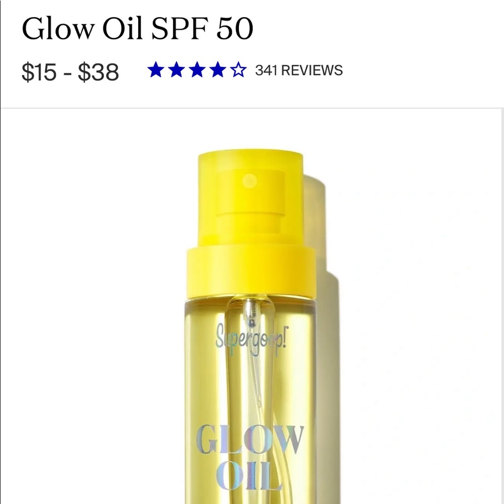 Glow Oil SPF 50 by Supergoop